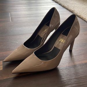 Zara Pumps in Taupe (grayish/Mushroom color like) - size 38